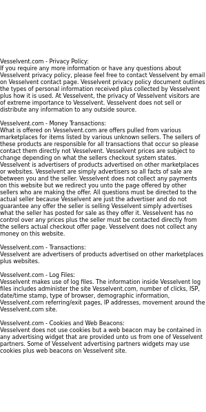 vesselvent privacy