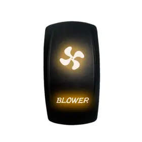 Utv-5360a5-rv 50 Caliber Racing 20a Rocker Switch Led Illuminated Blower Rv Toy Hauler Diesel Semi Truck Orange
