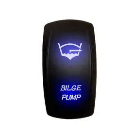 Utv-5362a2-mrn 50 Caliber Racing Waterproof 12v Switch Bilge Pump Marine Ski Wakeboard Bass Pontoon Boat Blue Led