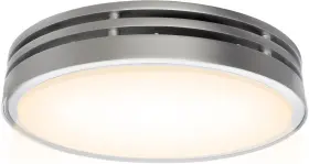 13110 Akicon Bathroom Exhaust Fan With Light 110cfm 2.0 Sones For Ceiling Silver
