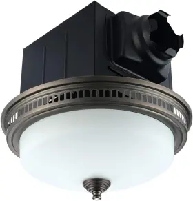 1424-orb Akicon Bathroom Exhaust Fan With Light Ultra Quiet 110 Oil Rubbed Bronze