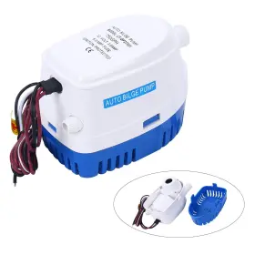 Amarine Made 615200850630 Automatic Boat Bilge Water Pump 12v 750gph Auto With Float Switch For Rv