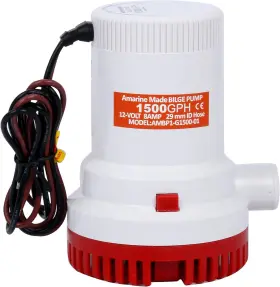 Amarine Made 615200850913 Amarinemade 1500gph 12v Boat Marine Plumbing Electric Bilge Pumps B