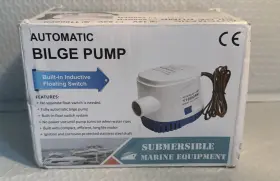 A02-106001 Amarine Made 12v Automatic Submersible Boat Marine Bilge Auto Water Pump 1100gph