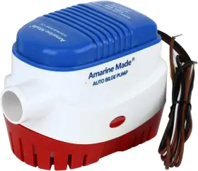 Am11-am-nbp1-g1100-06 Amarine Made 12v 1100gph Automatic Submersible Boat Bilge Water Pump Auto And Float Switch