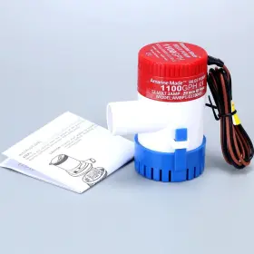 Ambip-1100-12v Amarine Made 1100gph 12v Electric Marine Submersible Bilge Sump Water Pump For Boat 3/4 Inch Hose
