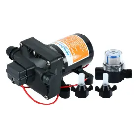 Amdp1-030-055-42 Amarine Made 42-series Washdown Water Pressure Diaphragm Pump - 12v 3.0gpm 55psi