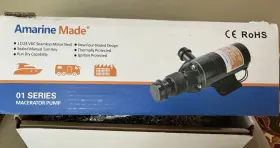 Ammp2-120-01 Amarine Made Macerator Waste Water Pump 12v 12 Gpm Marine Rv