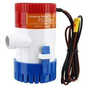 Ca-0079 Amarine Made 12v 750gph Electric Bilge Pump For Boat Marine Submersible Sump Water Transfer