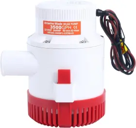Ca-0089 Amarine Made 3500gph Submersible Bilge Pump 12v Marine Grade For Boat Yacht 40mm Id Hose