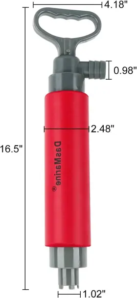 Ca-0342 Amarine Made Bilge Pump Manual Water For Boats Portable Kayak Hand Canoe 16 Inch