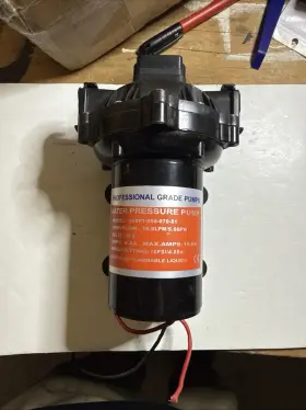Sfdp1-050-070-51 Amarine Made Washdown Pump 12v 5.0gpm 70psi Self-priming For Caravan Rv Boat Marine Yacht