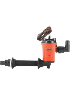 X0028iet9l Amarine Made Livewell Pump Live Bait Tank Aerator Submersible Cartridge Boat Bilge