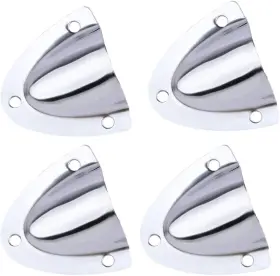 Yi-0128-02 Amarine Made 4pcs Wire Cable Vent Cover Stainless Clamshell Clam Shell For Boat Marine