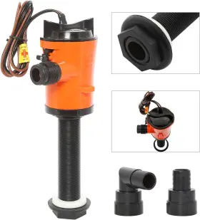 Yi-0460 Amarine Made 12v 800gph Livewell Baitwell Pumps Boat Submersible Bilge Pump