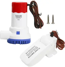 Yi-0557 Amarine Made 12v 1500gph Non Auto Submersible Boat Electric Bilge Pump With Float Switch 29mm