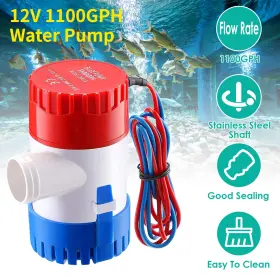 Zecw-1100-12v Amarine Made 12v 1100gph Submersible Plumbing Electric Bilge Water Pump For Boat Small