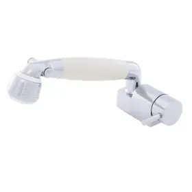 134-1735-cw Ambassador Marine Pullout Tap Cold Only White Sprayer 10ft Hose Chrome/white 1341735cw