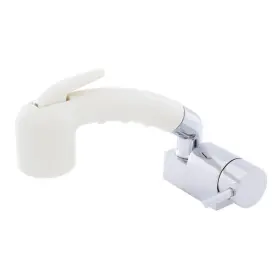 134-1748-cw Ambassador Marine Aidack Pullout Tap Cold Only White Sprayer 10ft Hose Chrome/white 1341748cw
