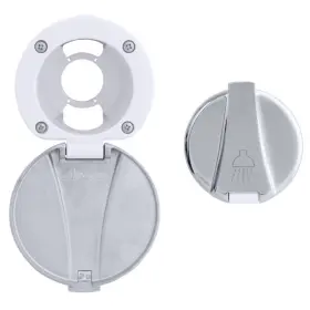 136-0015-aw Ambassador Marine Recessed Cup & Lid Set Ss / Plastic White 1360015aw