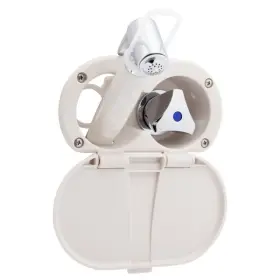136-0214-wh Ambassador Marine Trinidad Shower Cold Only Cup/lid/sprayer 10ft Hose Chrome Handle 1360214wh