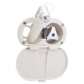 136-0216-wh Ambassador Marine Trinidad Shower Cold Only White Cup/lid/sprayer 6ft Ss Hose Handle 1360216wh