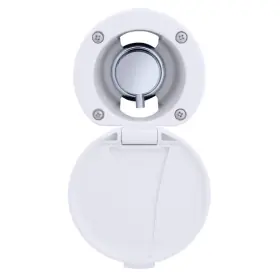 136-1711-ca Ambassador Marine Aidack Control Valve Hot/cold Mixer White Cup/lid Chrome Handle 1361711ca