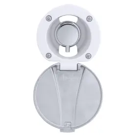 136-1741-ca Ambassador Marine Aidack Control Valve Hot/cold White Cup Ss Lid Chrome Handle 1361741ca