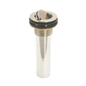 S01-0311-np-r Ambassador Marine 1.5 Inch Flip Drain With Tail Pipe Brushed Nickel