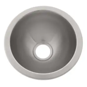 S24-1408-br Ambassador Half Sphere 9 1/2 Inch Stainless Steel Sink Brushed