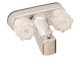 U-yjw41vb-e American Brass - 4in T/s Div With Cry Hdls Chrm