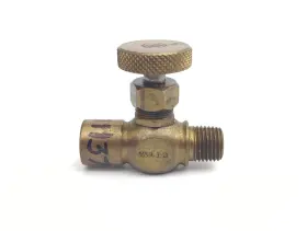 Va000-a1 Anderson & Forrester Va113 And 1/4 Inch Brass Body Pipe Inlet Needle Valve