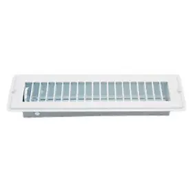 013-640 Ap Products 2.3 Inch X 10 White Metal Dampered Floor Register