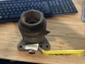 78116 Apollo Valves 1.5&quot 1/2&quot Conbraco Bronze 1-1/2 Full Flow Sea Flange Valve Seacock 1.5 Inch