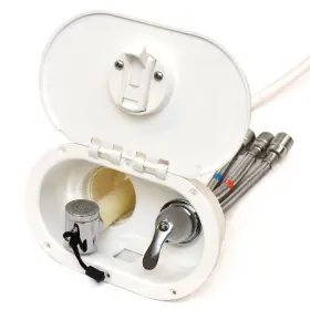 803sb Aquatik Boat Transom Wash Down Shower White 7 3/4 X 4 Inch