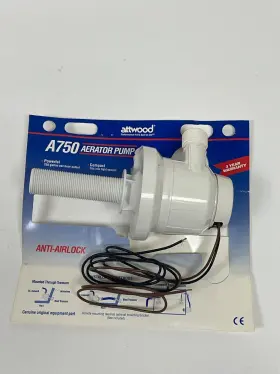 4270-7 Attwood Marine A750 Aerator Pump Livewell 750 Gallons Per/hr. New