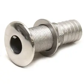 66549-1 Attwood 6549-1 Boat Thru Hull 1 1/8 Inch Polished Stainless Steel