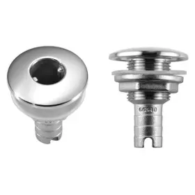 66540-3 Attwood Marine - 1-1/8 Inch Hole Stainless Steel Thru-hull Fitting For 5/8 D