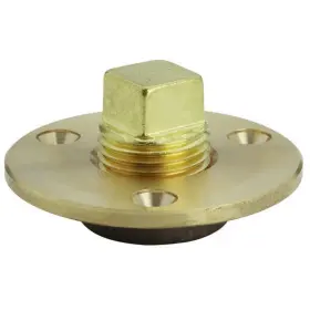 7555-3 Attwood Marine Garboard Drain Plug Bilge Drainage Watertight Fit Seals Securely Cast Bronze