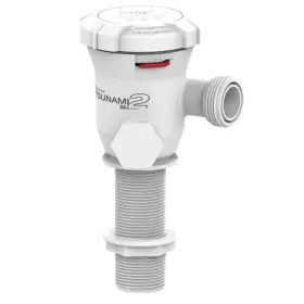 A7j-56604 Attwood Marine 12 Volt 1200gph 3.5 Inch X1 1/8 Aerator Thru-hull Livewell/baitwell Pump