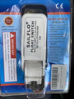 Hybs-20-01 Aurelio Tech Sailflo Bilge Pump Float Switch