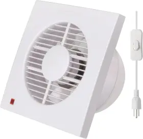 Aydomer 788362581077 6 Inch Exhaust Fan 26w Wall Mount Small Ventilation With White