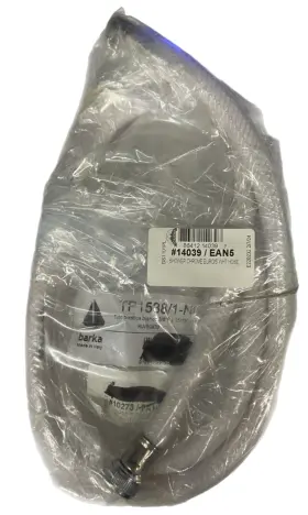 Tp-1538 Barka Tp-1538/1 White Plastic 3/8 Inch Female X 15/1 Male 1.5m Flex Shower Hose