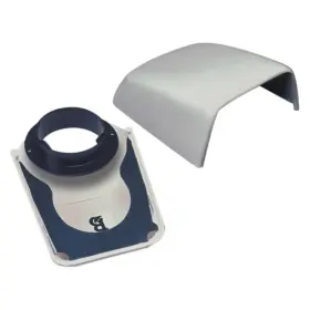 Beckson 021083000619 5-1/2 Inch L X 6-1/4 W 2-1/2 H White Plastic Hard Clam Shell Vent Vt-3