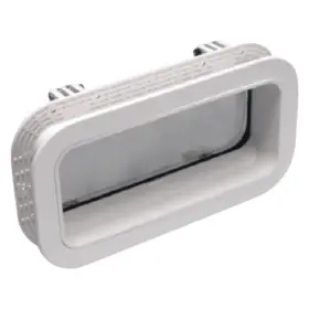 Po410wc10 Beckson 10-1/2 Inch L X 4-1/2 W 1 T White/clear Rectanglular Self Drain Opening Port