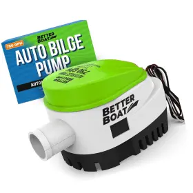 Better Boat 850033414615 Automatic Bilge Pumps For Boats Auto Pump 750 Gph With