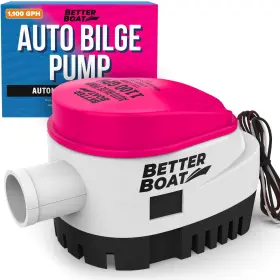 Better Boat 850033414622 Automatic Bilge Pump For Boats 1100 Gph Auto With Buil