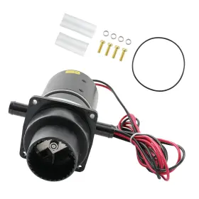 37041-0010 Bfo N5hmbk Black Motor Pump Electric Toilets Assembly For Rv/jabsco 37010-series