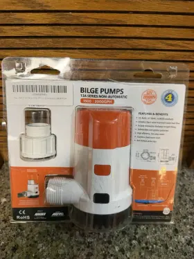 Bilge Pumps X004kb9mev 13a Series Non-automatic 1500 2000gph