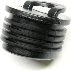 Bwp150 Boat Trix.com 1-1/2 Inch Bait Well Plug Storage Diameter Black